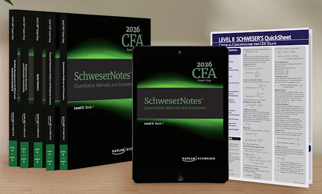 2026 CFA Level 2 Schweser Notes 재수강생
